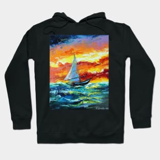 Sea and waves Hoodie